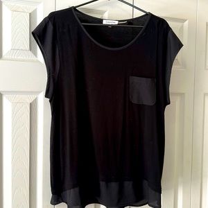 Cute black flowy top